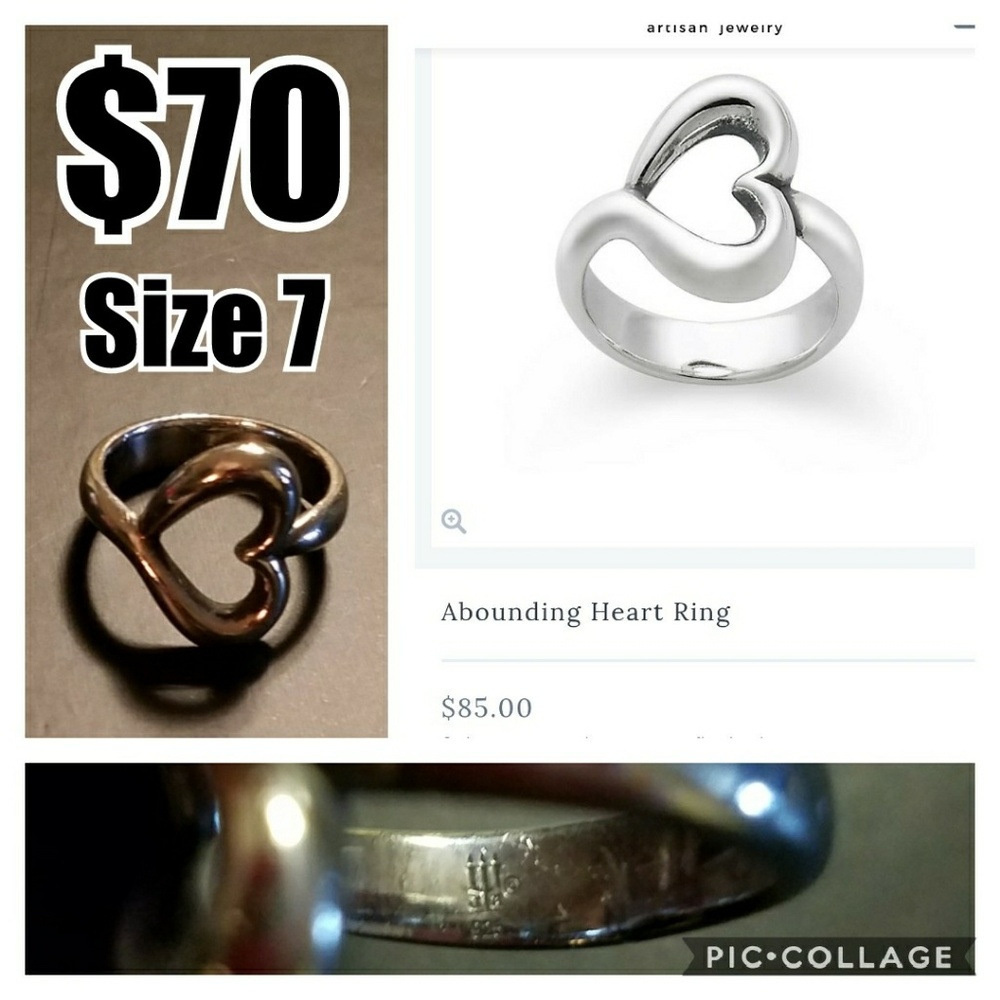 James Avery Abounding Heart Ring